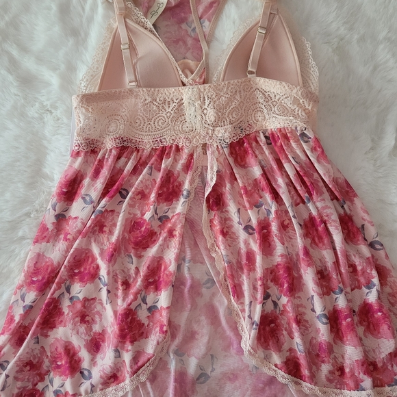 JESSICA SIMPSON BRAND NEW BABYDOLL AND THONG SET SIZE M - Picture 4 of 13
